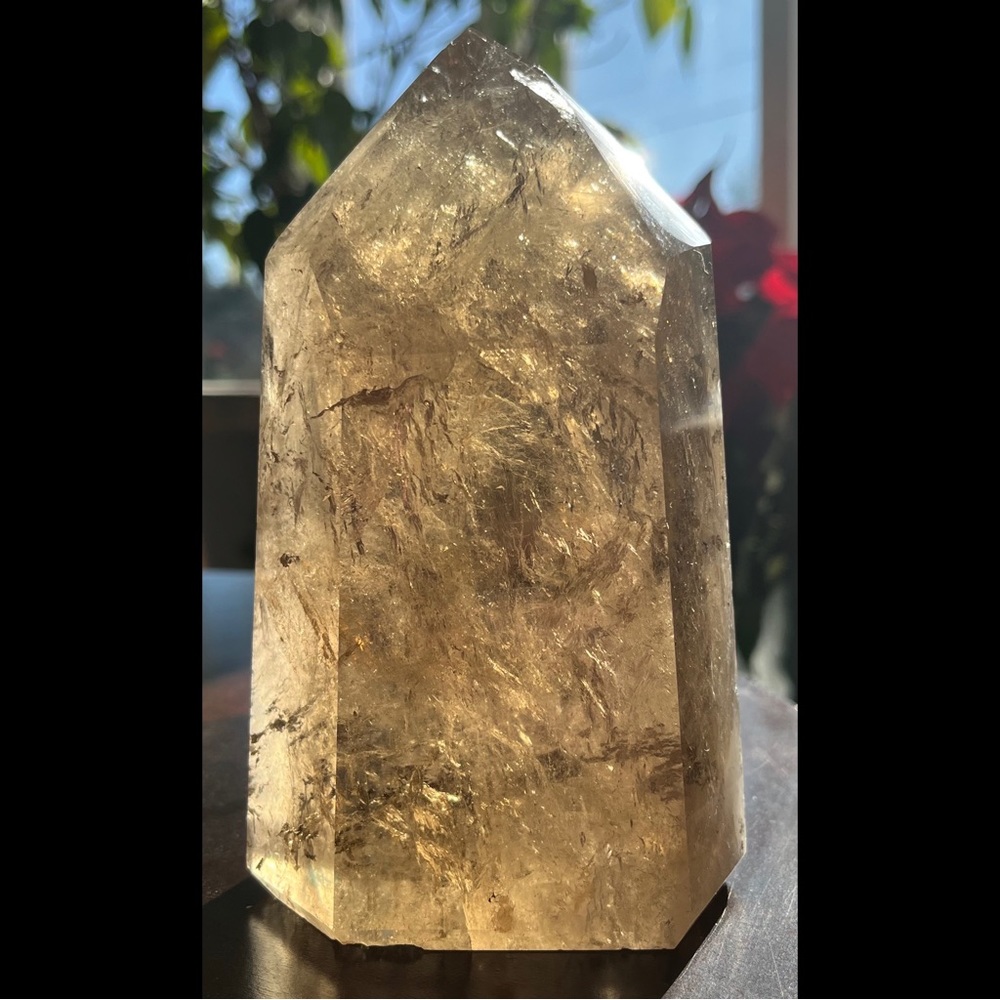 ✨ 2x HP ✨ Rainbow-filled Brazilian Citrine Tower ✨ (Read Desc.) ✨ - Picture 3 of 10